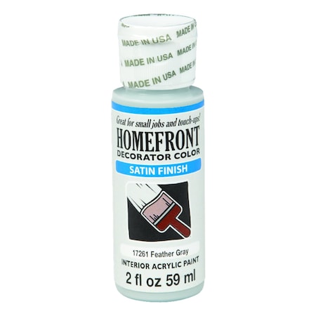 Homefront Homefront Satin Feather Gray Hobby Paint 2 oz 17261